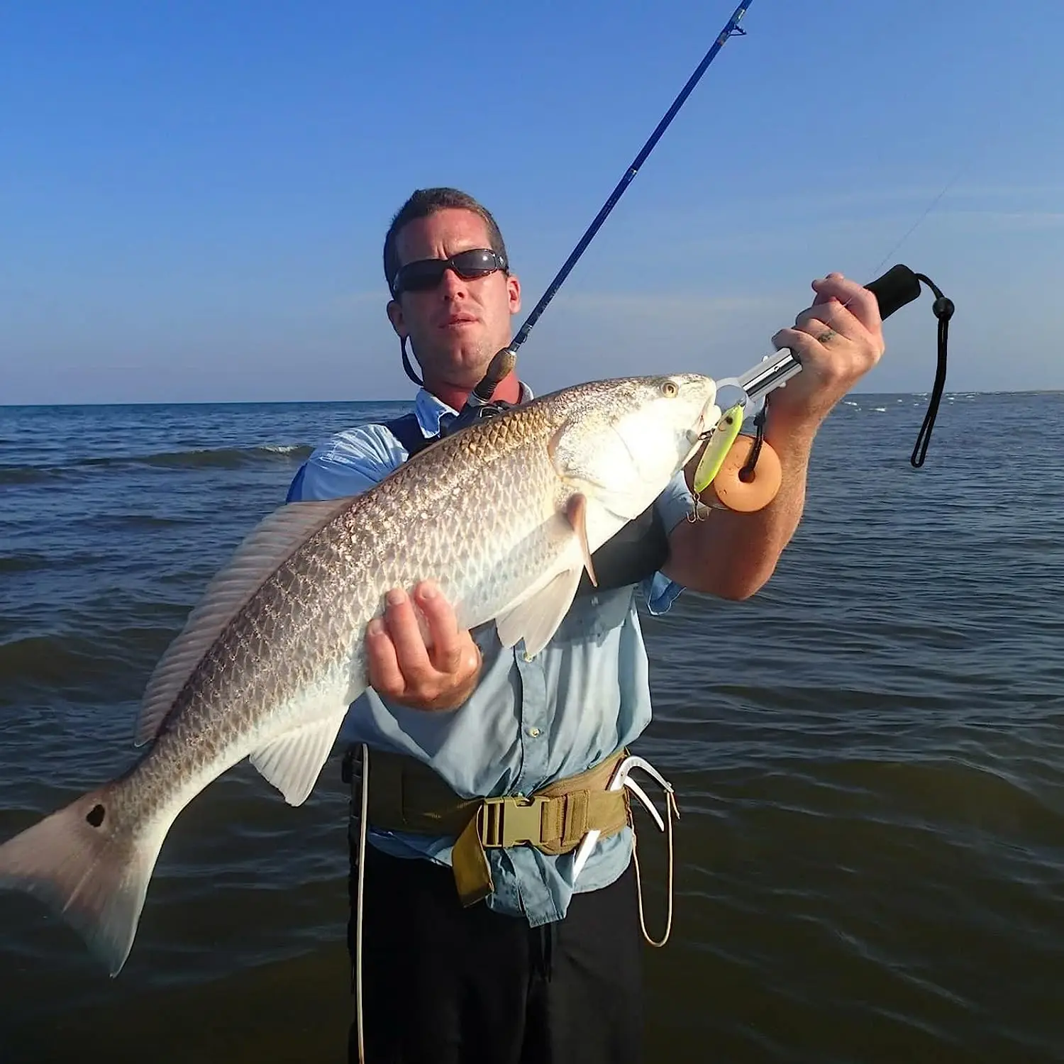 Alicates de agarre y soporte para pesca