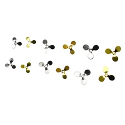 Hélices Cobre 3 Aspas para Spinner – Dorado y Plateado