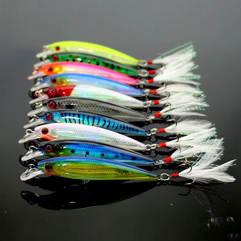 Señuelos Minnow Wobbler 9cm – Cebo duro para lucio, lubina y carpa - imagen 4