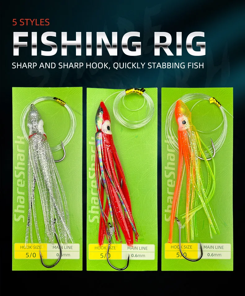 Señuelos luminosos para pesca nocturna