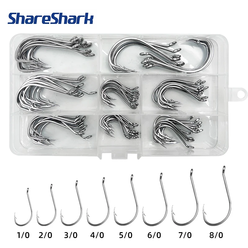 ShareShark 34007 anzuelos acero inox con tubo de púas – mango largo - imagen 3