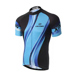Camiseta ciclismo secado rápido transpirable hombre manga corta