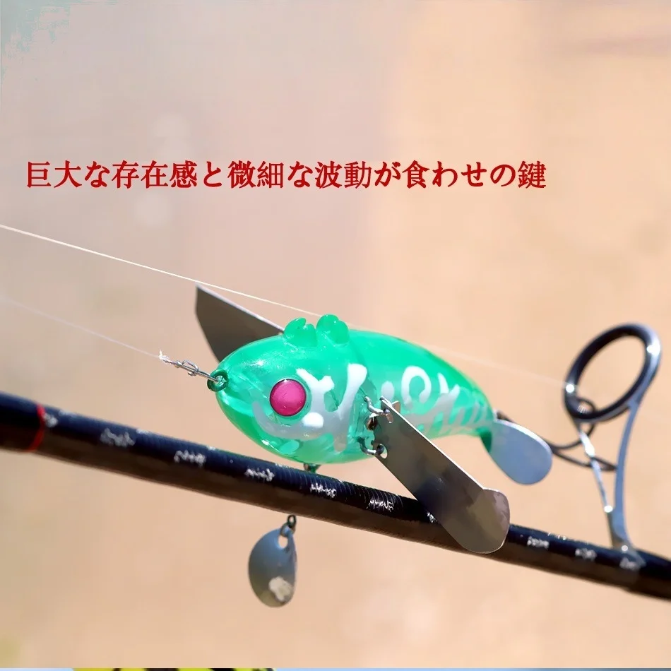 Swolfy Whopper Plopper de superficie flotante con hélice giratoria - imagen 5