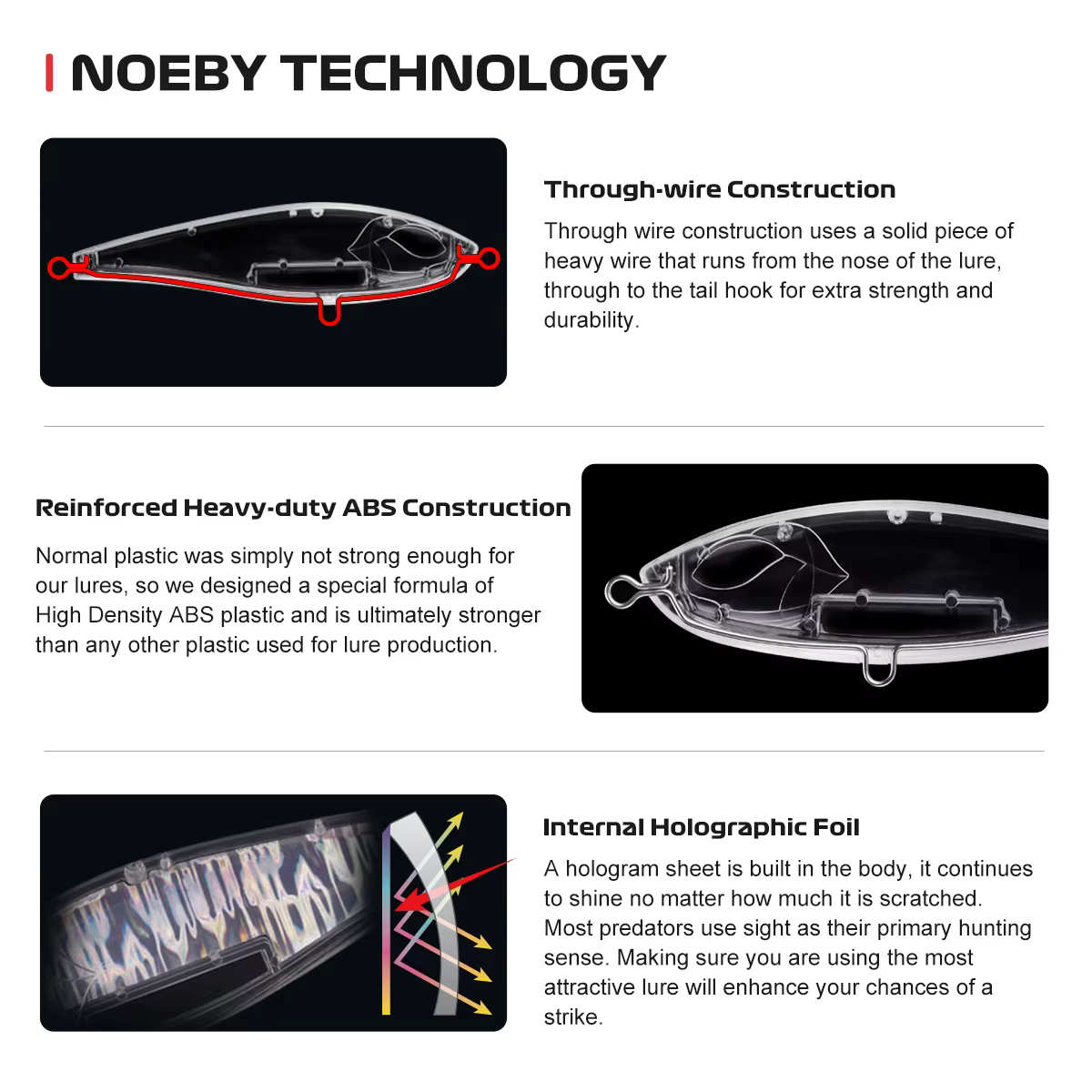 NOEBY BOAR Stickbait – Señuelo para GT y pez perro - imagen 5