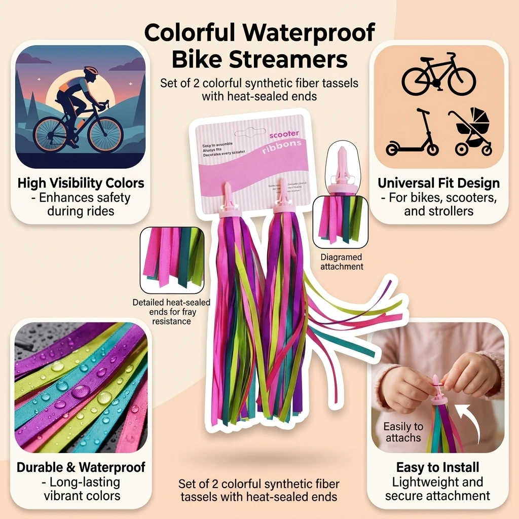 Cintas de Fibra Sintética para Manillar de Bicicleta Infantil - imagen 5