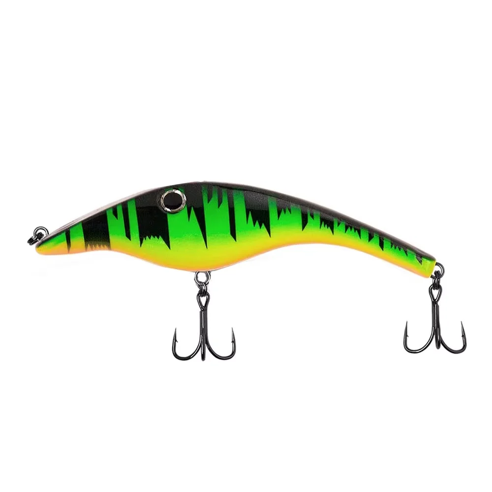 Señuelo Minnow Jerkbait para lucio con hundimiento lento y ojos 3D - imagen 3