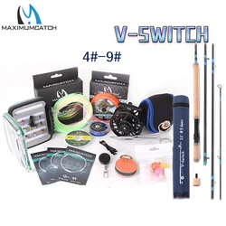 Caña de Mosca Maxcatch V-Switch 4-8WT – Kit Viaje Accion Moderada Rapida