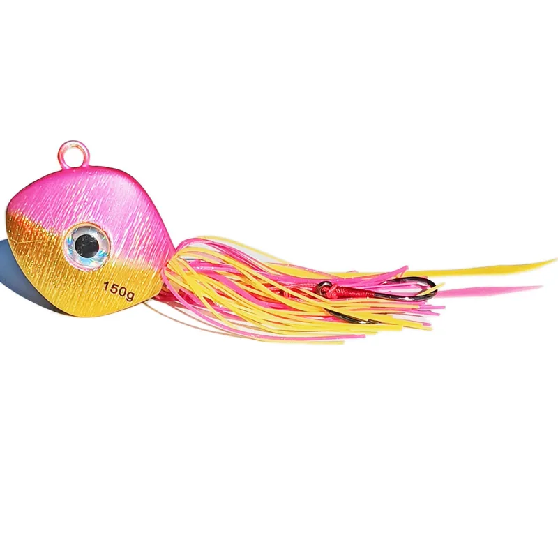 Señuelo Inchiku de metal luminoso con ojos 3D y plomo