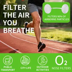 Filtros nasales invisibles desechables para aliviar las alergias