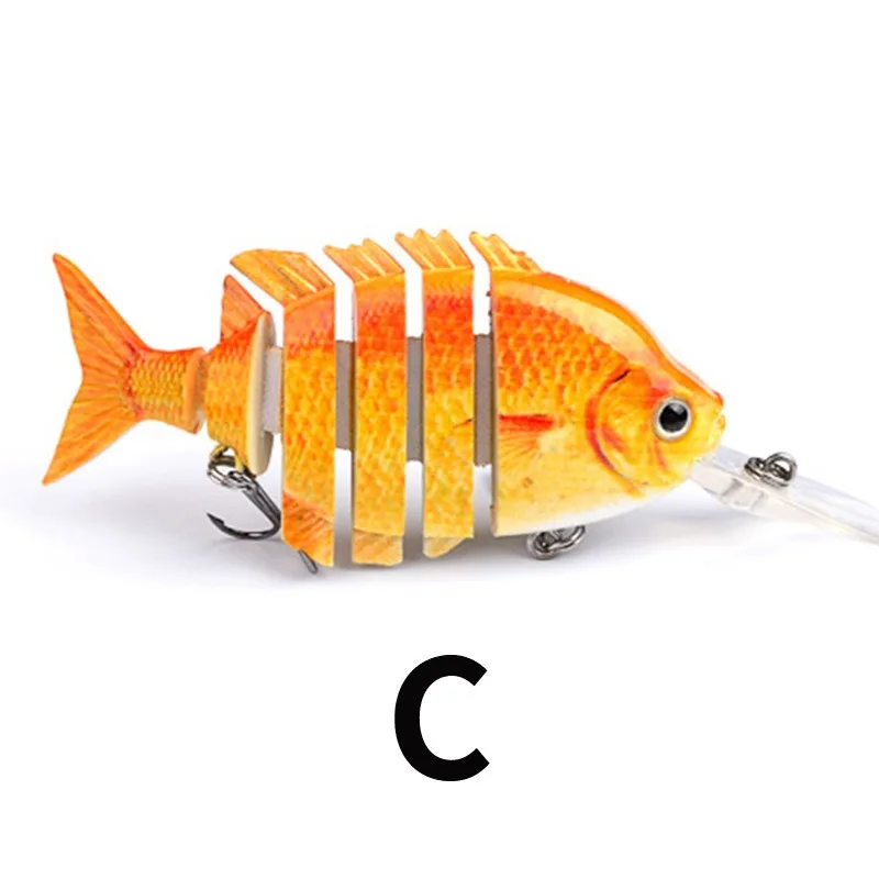 Wobbler multiarticulado imitación Tilapia – Señuelo para lubina - imagen 5