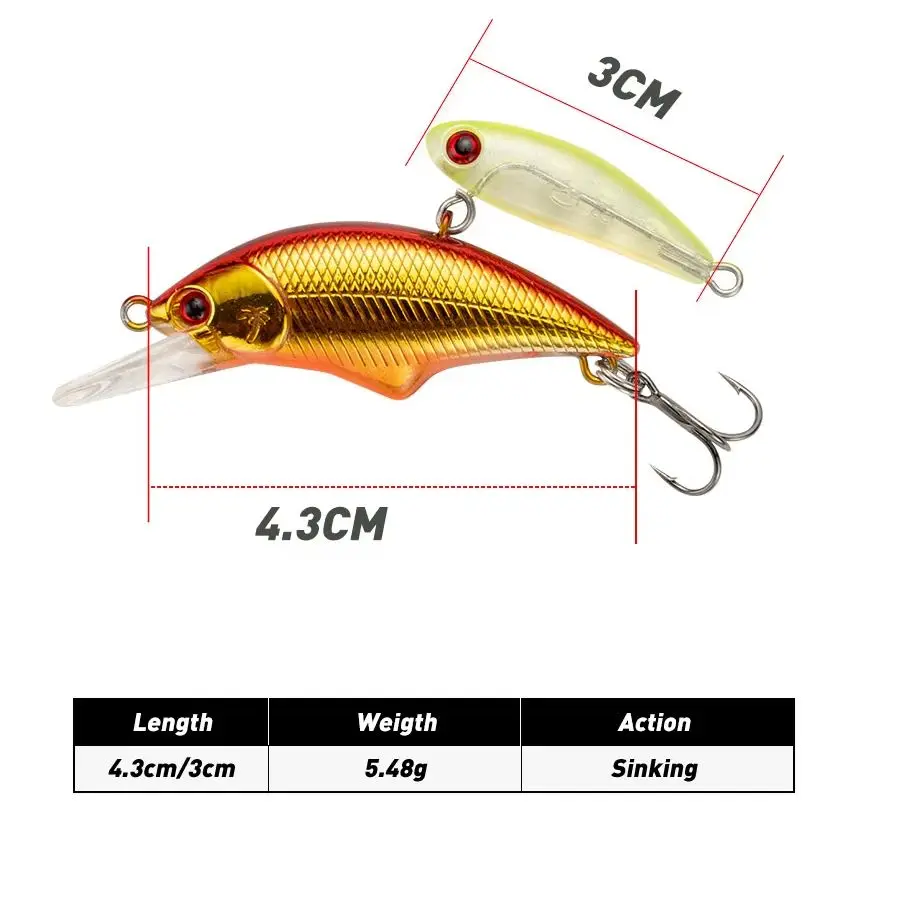 Señuelo Minnow para lubina y perca, cebo artificial para trucha - imagen 2