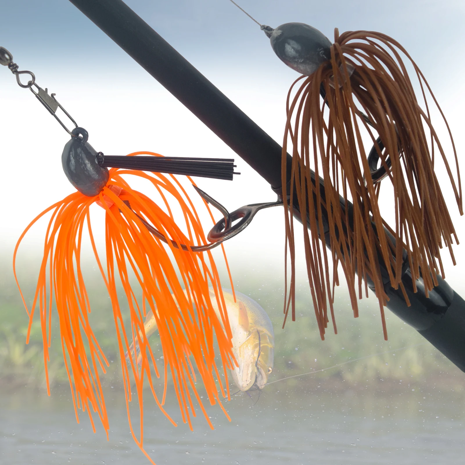 Señuelo de lubina Buzzbait con protección anti-planta Free Fisher - imagen 2