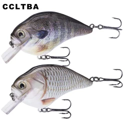 CCLTBA Crankbait 7,5 cm – Flotante oscilante con labio cuadrado