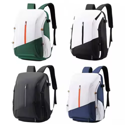 Mochila impermeable con compartimento para zapatos y cremallera
