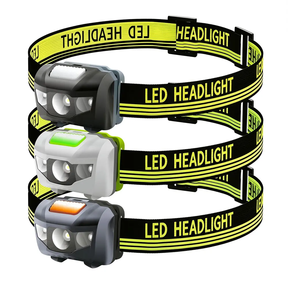 Linterna frontal para pesca LED blanco y rojo resistente al agua - imagen 5