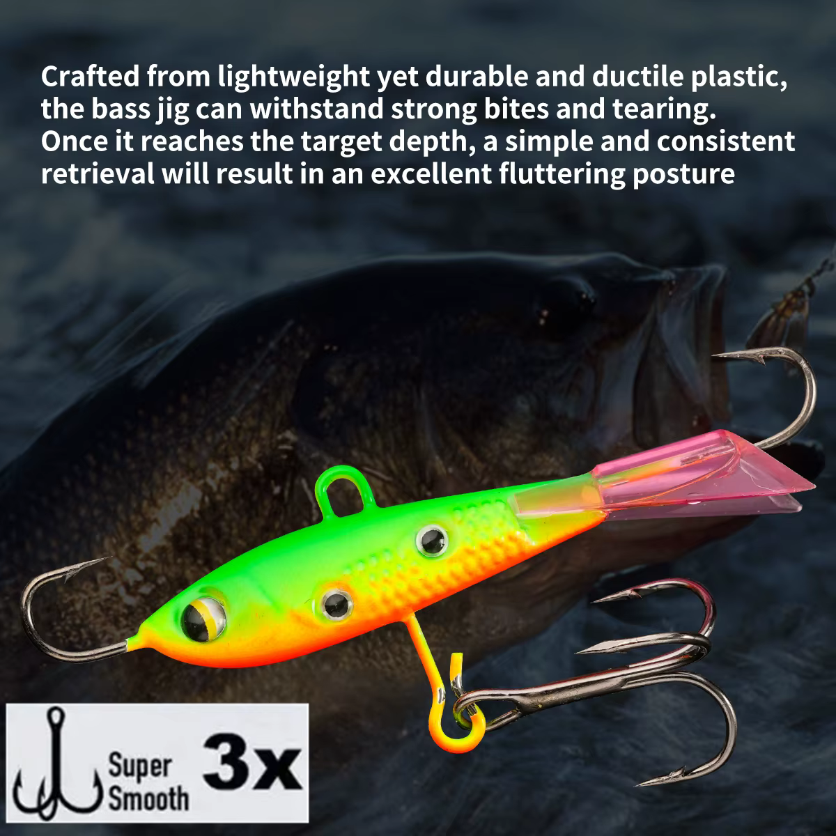 Señuelo swimbait Banlancer equilibrado para pesca en hielo - imagen 5