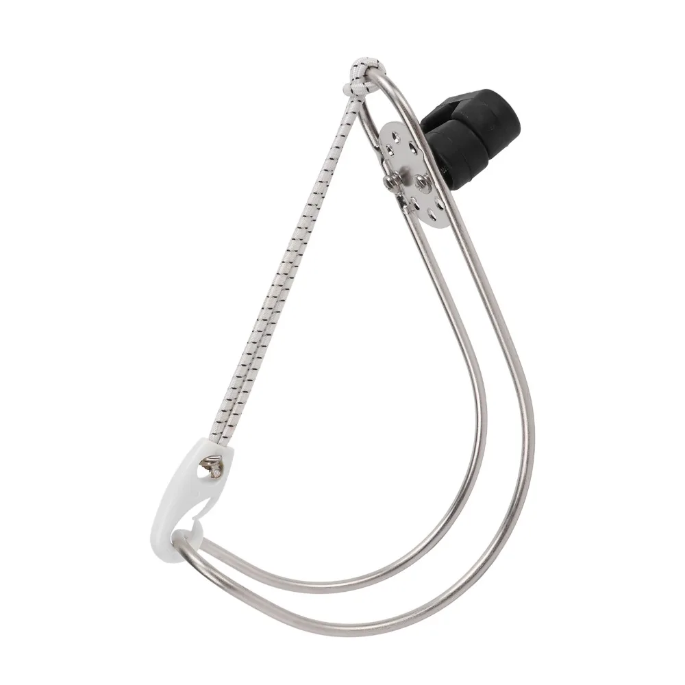 Aro salvavidas herradura con soporte ajustable – Acero inox - imagen 2