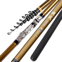 Caña Telescópica de Carbono Catch.u para Spinning y Pesca Roca