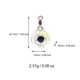 Flotador luminoso LED ojo de pez anillo simple - imagen 3