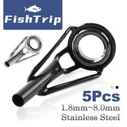 FishTrip Guías de punta caña pescar – Anillo cerámico acero inoxidable