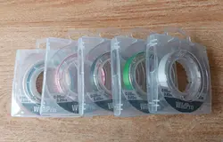 Línea de pesca en hielo PE 0,08/0,10 mm, trenza 4 hebras para invierno