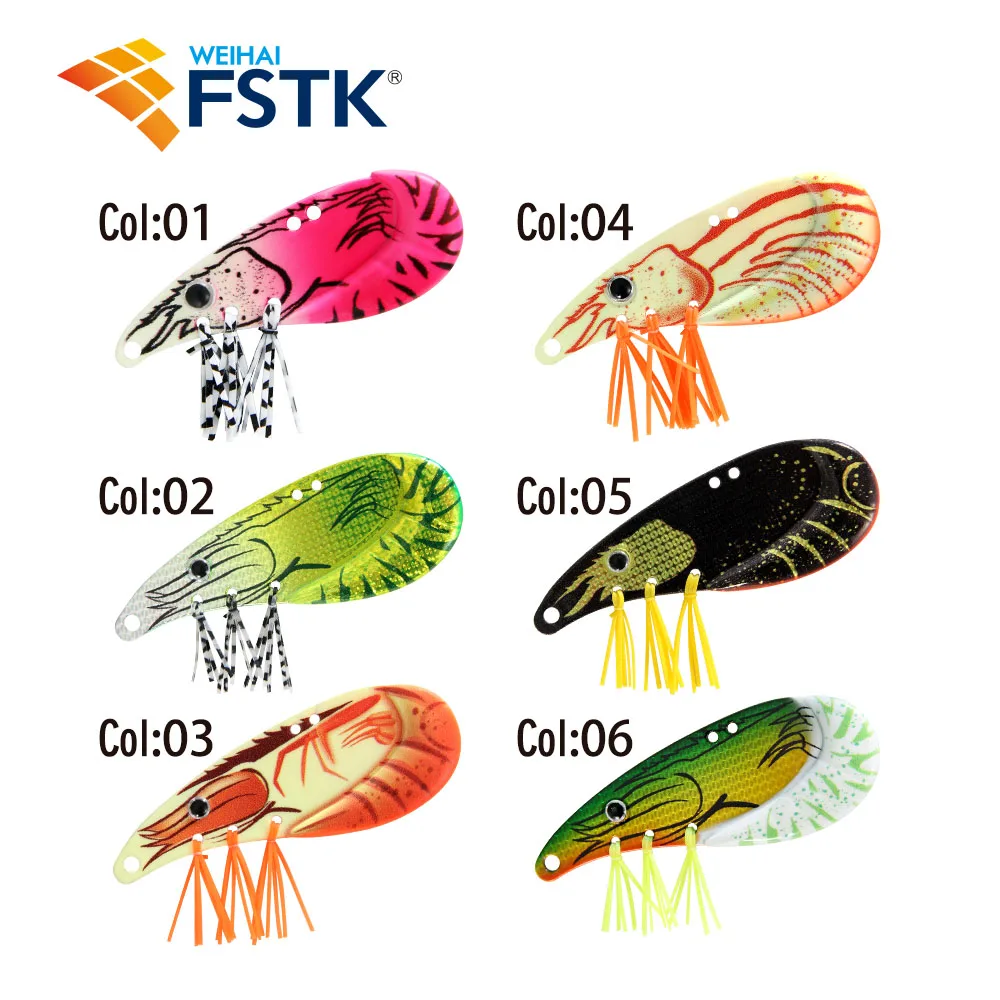 FSTK Jig Metálico Camarón – Señuelo hundente para lubina - imagen 4