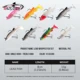WALK FISH señuelo blando jig head para lubina y lucio – cola T - imagen 5