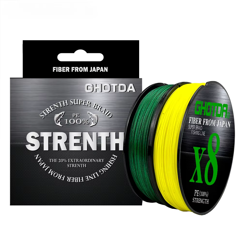 GHOTDA X8/X12 Hilo Trenzado PE – Alta resistencia para carpa - imagen 2