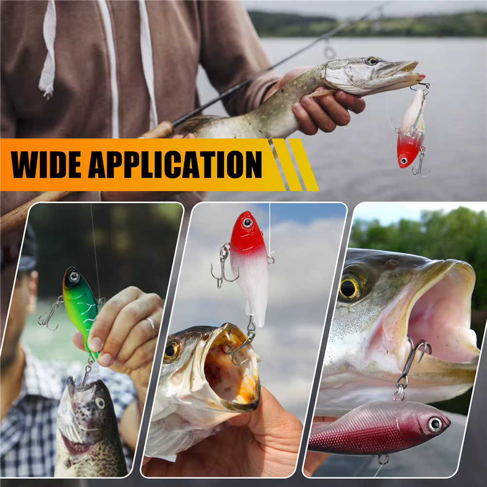 Senuelo vinilo lucioperca – Wobbler casting para lubina y trucha - imagen 5