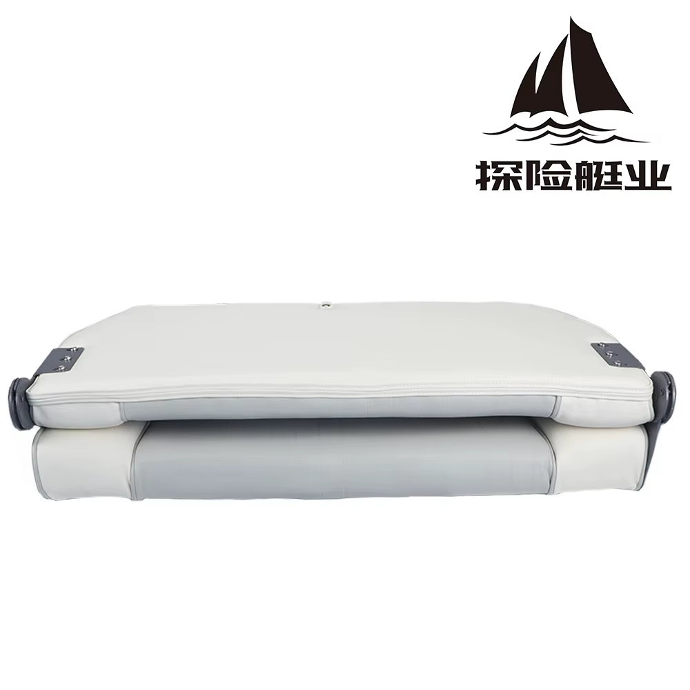 Silla de barco plegable ergonómica cuero anticorrosión para pesca - imagen 5
