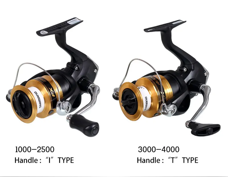 Carrete SHIMANO FX en uso