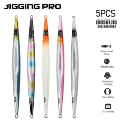 JIGGING PRO señuelos metálicos jigging con UV para agua salada