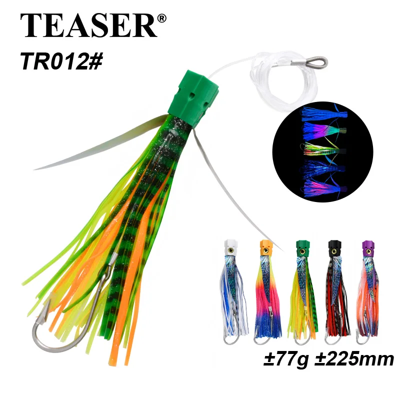 TEASER TR012 señuelo de tiburón con alas biónico para arrastre