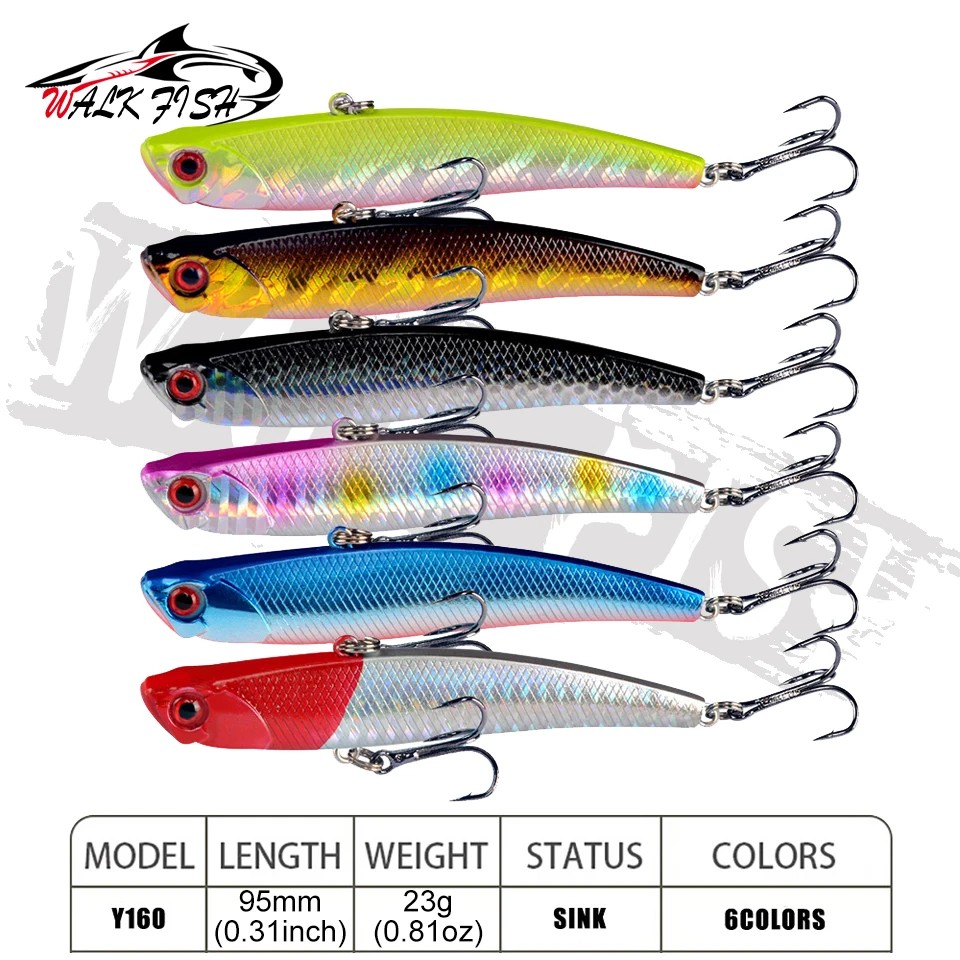 Walk Fish VIB – Señuelo vibratorio de hundimiento para hielo - imagen 2