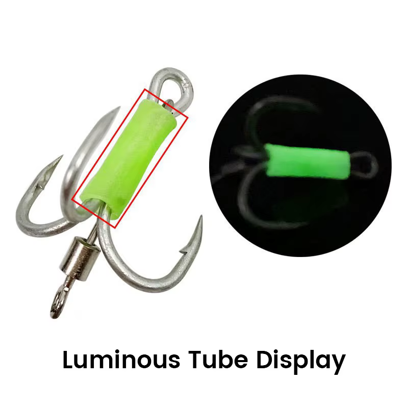 Bazooka Señuelo Luminoso para Lubina – Anzuelos Triples - imagen 3
