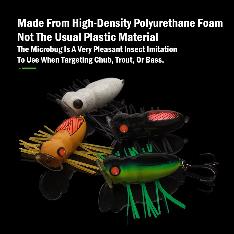Leydun MicroBug Señuelo Flotante Superficie para Lubina y Lucio - imagen 5