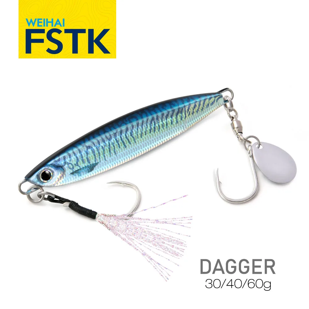 FSTK Jig metal señuelo para pesca salada – Gancho de asistencia