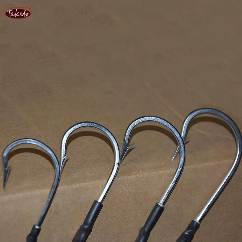 Anzuelos Jigging de acero inoxidable TAKEDO 7691 – para atún y tiburón - imagen 5