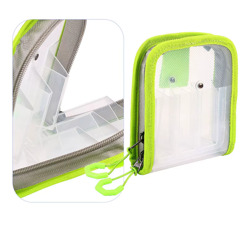 Estuche Visual Transparente para Señuelos con Cremalleras Bidireccionales - imagen 3