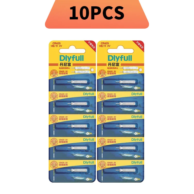 Baterías de botón CR425 para accesorios de pesca