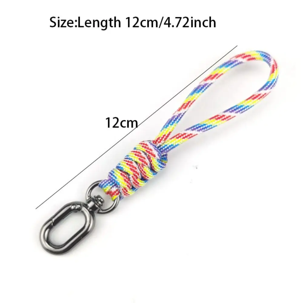 Llavero de paracord con hebilla ovalada
