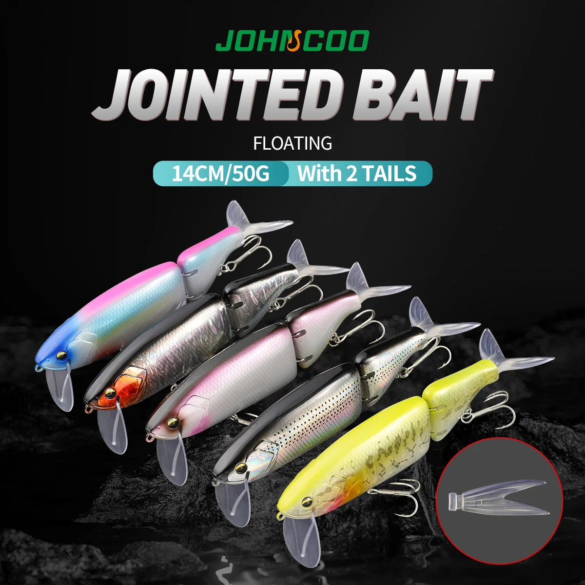 Swimbait 14cm 50g – Señuelo articulado para lubina