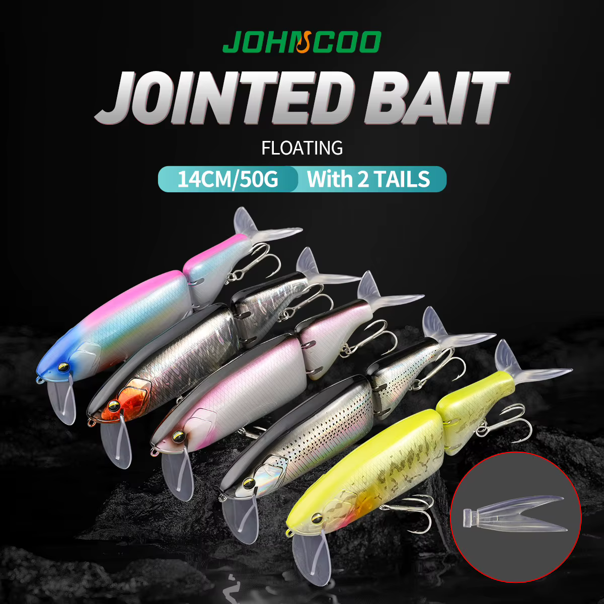 Swimbait 14cm 50g – Señuelo articulado para lubina