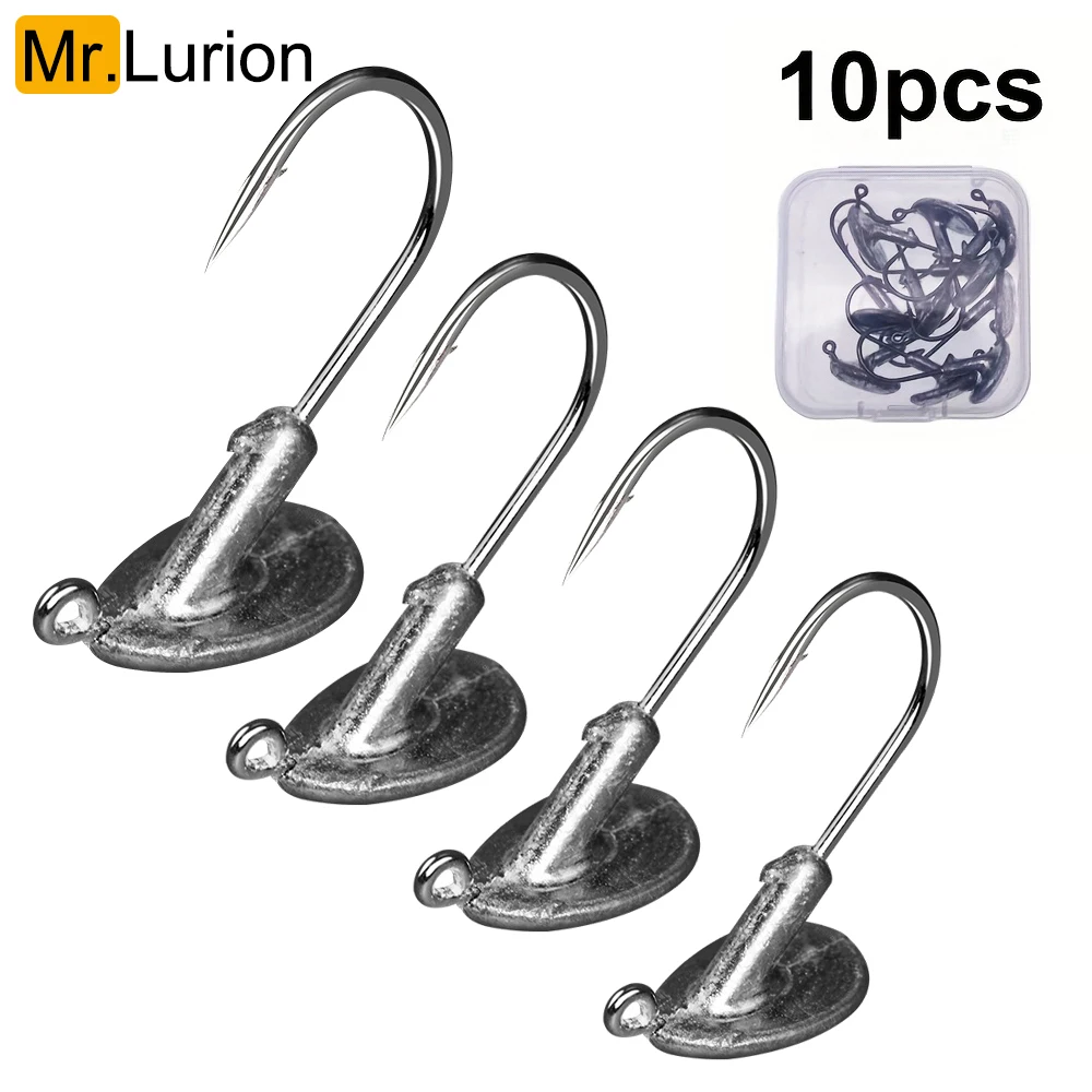 Jig head de acero al carbono lastrado para vinilo