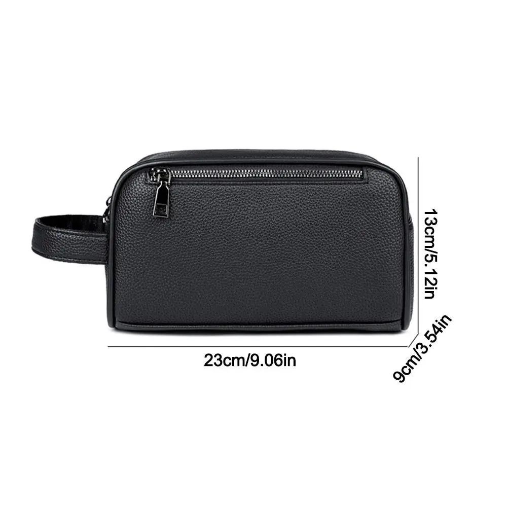 Bolso de mano portátil para hombre de negocios en acabado tipo cuero PU