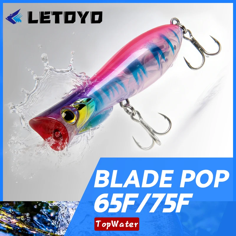 LETOYO Blade Popper – Señuelo de superficie flotante