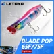 LETOYO Blade Popper – Señuelo de superficie flotante
