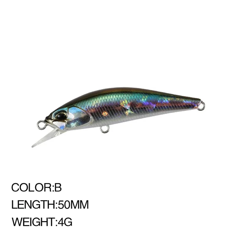 Señuelo Wobbler Minnow hundimiento lento para curricán y trucha - imagen 4