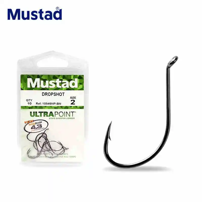 Anzuelo Mustad 10546NP en detalle lateral