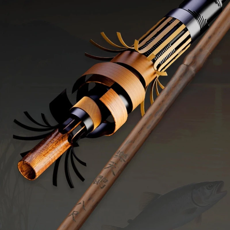 Caña portátil de carbono multitramos para pesca de carpa y bitterling - imagen 3
